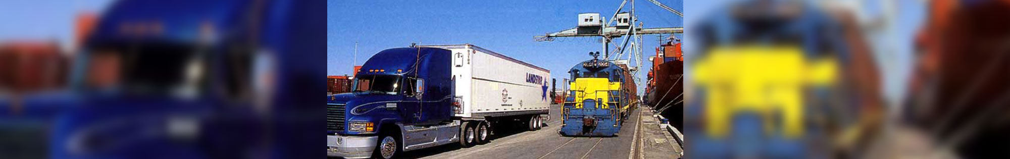 Transport Truck & Shipping Train